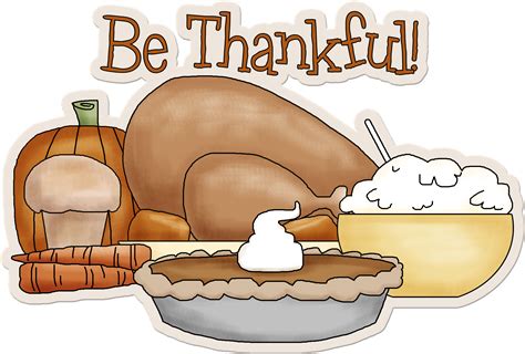 thankful thanksgiving clipart